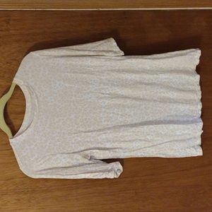 Women XS Leopard Print Shirt T-Shirt Nine West Lightweight